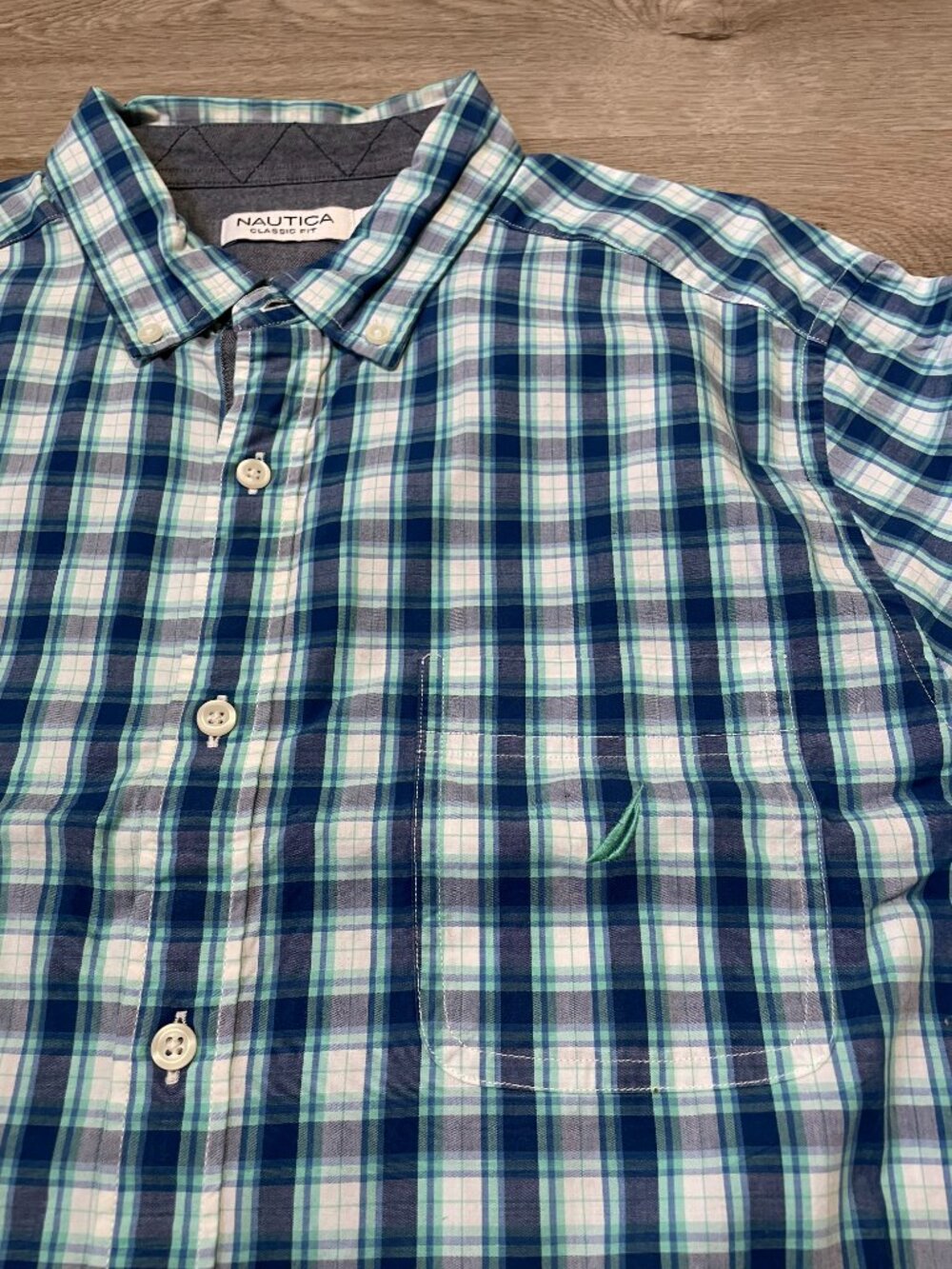 Blue Button Down Shirt - Picture 7 of 13
